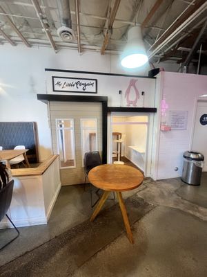 Kids seating area    at The Dirty Penguin Coffee Co in Chino Hills