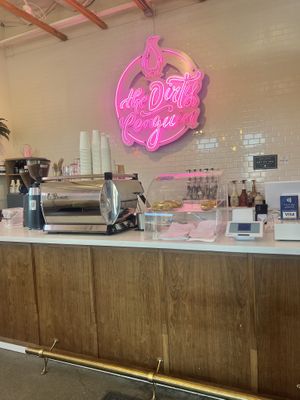 Counter to order  at The Dirty Penguin Coffee Co in Chino Hills