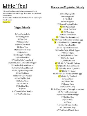   at Little Thai in Harker Heights