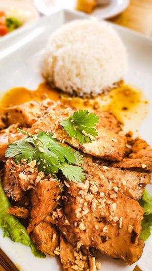 Stir Fry Tofu Garlic & Black Pepper w/ Rice at Little Thai in Harker Heights