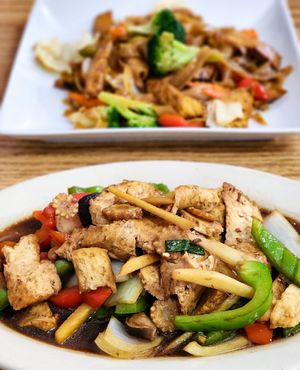 Stir Fry Ginger w/ Tofu at Little Thai in Harker Heights