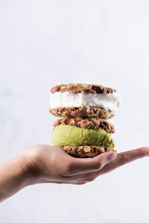 Ice cream sandwich at Alternutive in Bangkok