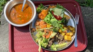   at Sivananda Yoga Ranch Cafe in Woodbourne