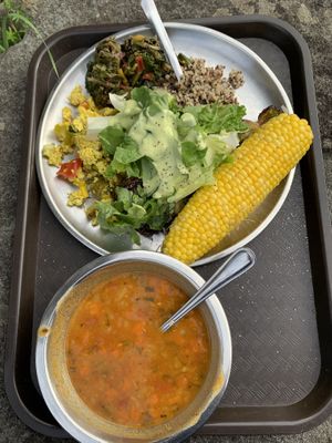   at Sivananda Yoga Ranch Cafe in Woodbourne