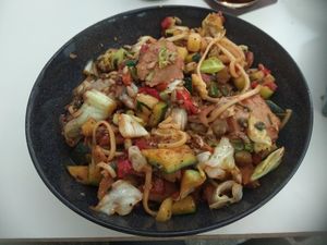 Pollo vegano tandoori (estilo heura) at Rincon de Alba in A Coruna