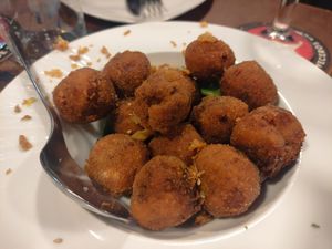 Croquetas #Veganuary at Rincon de Alba in A Coruna