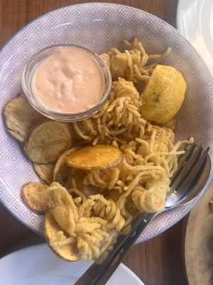 Calamares veganos  at Rincon de Alba in A Coruna