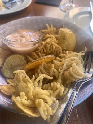 Calamares de arroz  at Rincon de Alba in A Coruna