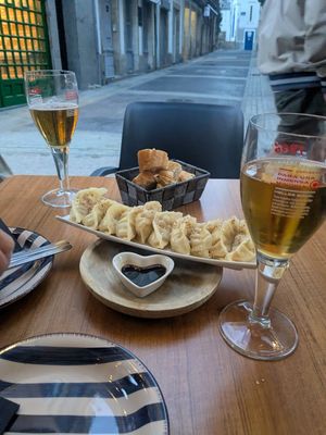 Gyozas - okay at Rincon de Alba in A Coruna