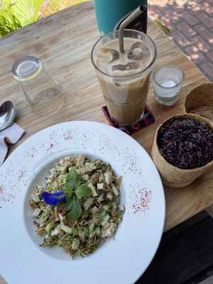 Tofu salad   at Bouang  in Luang Prabang