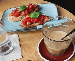 Bruschetta at JOE teecafe in Perchtoldsdorf