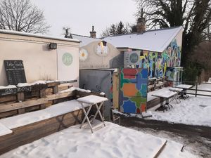 Exterior, nice for warmer days :) at JOE teecafe in Perchtoldsdorf