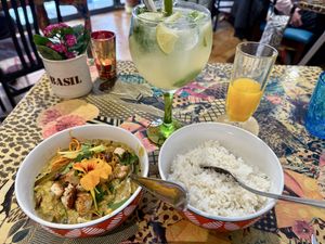 Lentil curry   at Espiritu Libre in Mallorca