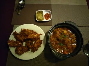 the whole meal at Goa in Phan Thiet