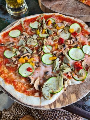 Mediterranea pizza at Pizza Fabbrica in Canggu