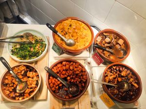 Dishes for bento at Greendot 绿一点 - Bishan in Central Singapore