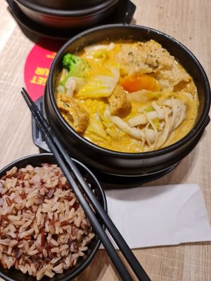 Laksa Hotpot for one pax ~  4/2/22 at Greendot 绿一点 - Bishan in Central Singapore