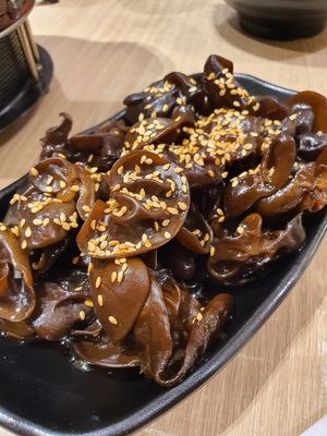 Black fungus at Greendot 绿一点 - Bishan in Central Singapore