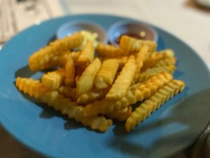Fries at P & T Hostel in Koh Samui