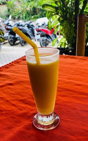 Fruit shake at P & T Hostel in Koh Samui