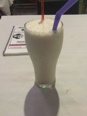 Banana Shake at P & T Hostel in Koh Samui