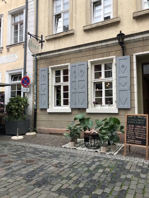 outside  at Nana in Heidelberg