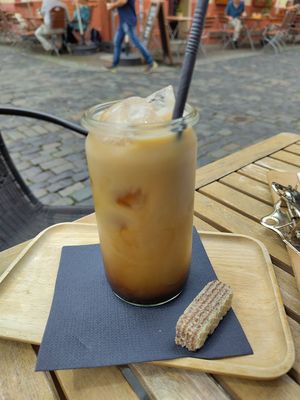 Iced chai latte at Nana in Heidelberg