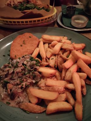 Anti Jäger Schnitzel at Nana in Heidelberg