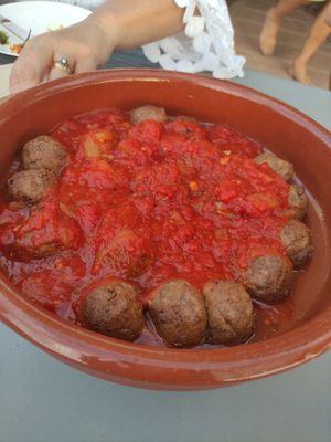 Albondigas (vegan) tapas at Casa Arts in Malaga