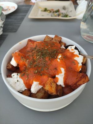 Patatas bravas tapas at Casa Arts in Malaga