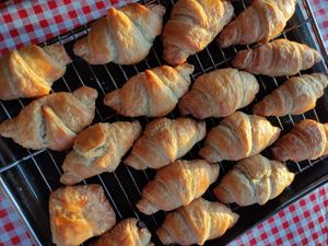 Vegan croissants at Casa Arts in Malaga