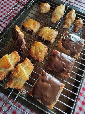 Gluten free vegetarian pastries at Casa Arts in Malaga