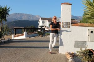 Entrance to the hotel and restaurant at Casa Arts in Malaga