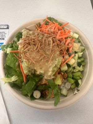 Build your own bowl with tofu rice and veggies   at PHL - Currito - TD in Philadelphia