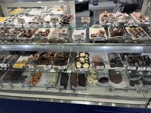 Vegan Chocolate. Look for the green V on the label in the right hand corner.   at Mystic Sweets in Mystic