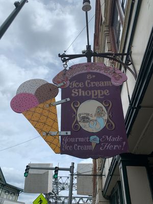 Outside at Mystic Sweets in Mystic