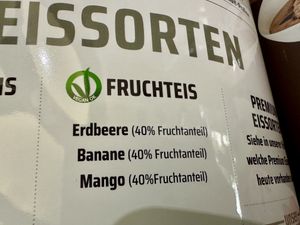 allegedly three vegan flavours (but only one available)  at Buonissimo in Bad Neustadt An Der Saale