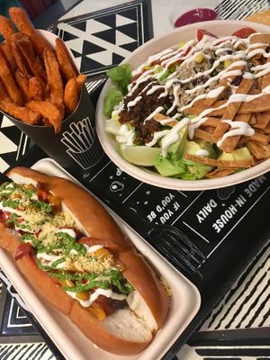 Vegan dinner at Chloe’s at By Chloe - Oxford Circus in London