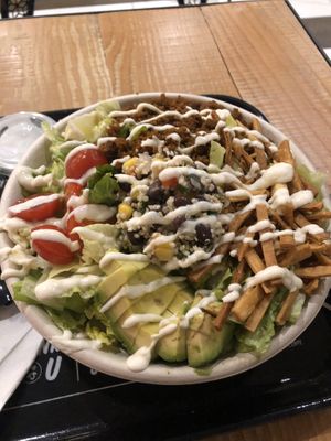 Quinoa taco salad  at By Chloe - Oxford Circus in London