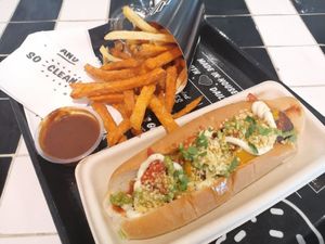 Pesto Meatball sandwich at By Chloe - Oxford Circus in London