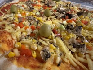 Vegan pizza   at Lupo D'Argento in Zabljak