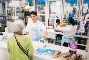 Peace Garden Interior at Peace Garden Cafe in New York City