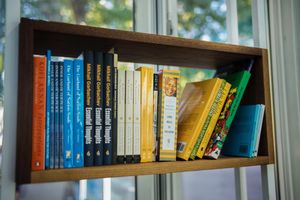 Books at Peace Garden Cafe in New York City