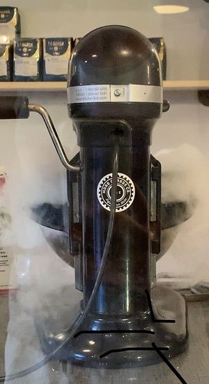 Nitrogen Plant 🌱 Based Ice Cream at Moab Garage Co. in Moab