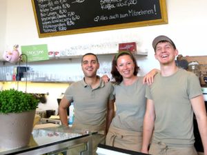 Leichtsinn Team at LeichtSinn Vitalbistro in Salzburg