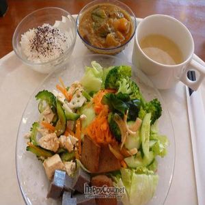  at Greens Vegetarian Dishes in Osaka