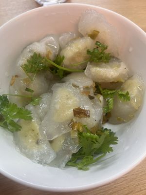 Vietnamese rice dumpling  at Banh My Chay -  Le Dinh Ly in Da Nang