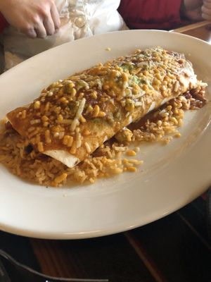 Vegan burrito gordo  at El Sarape in Olympia