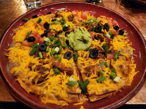 Vegan Mexican pizza at El Sarape in Olympia