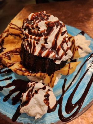 Vegan fried oreo ice cream at El Sarape in Olympia